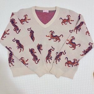 Pink Lily Tiger sweater